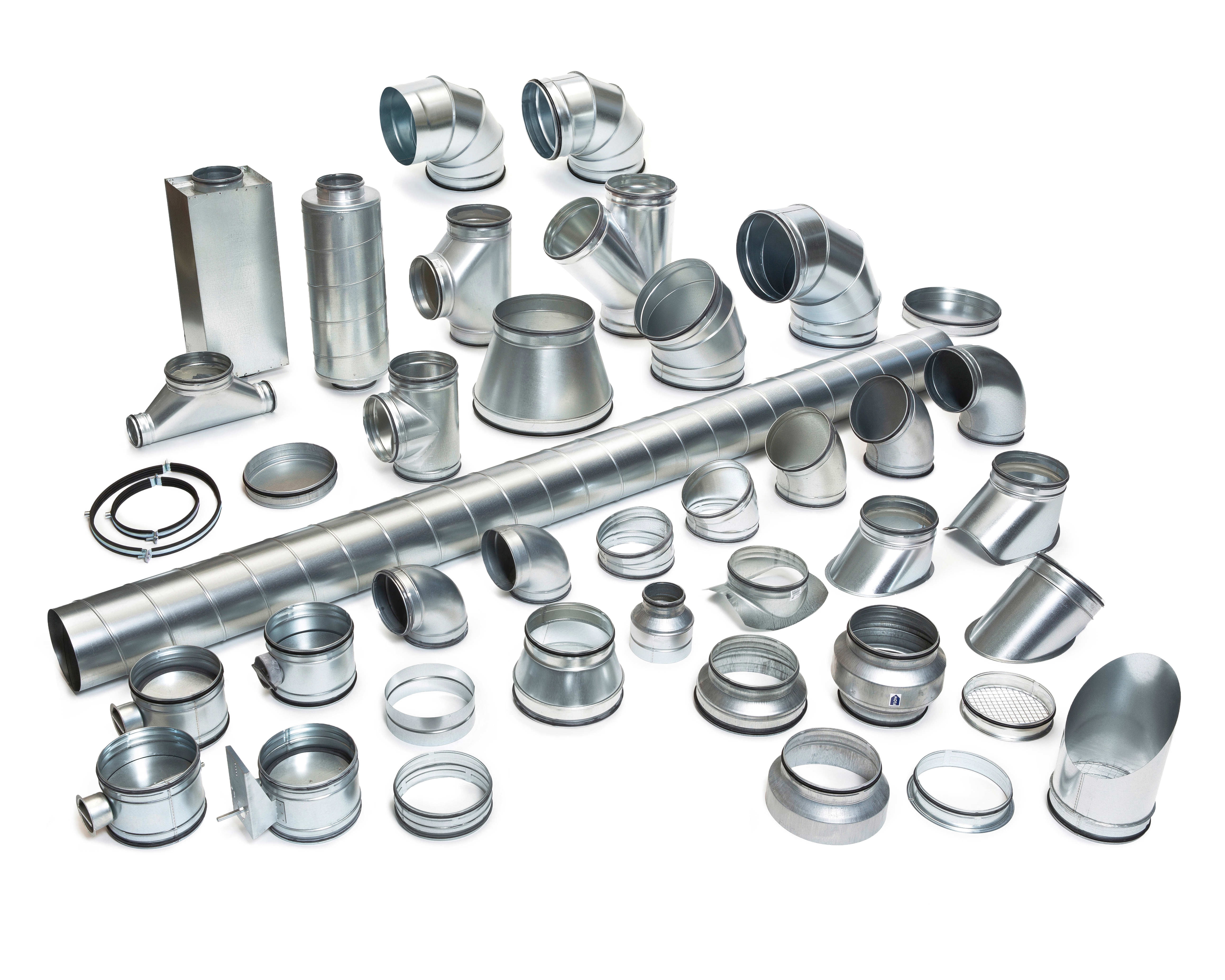 KEN-LOK Spiralo ducts and round fittings